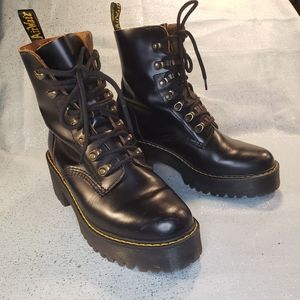 Dr Marteens LEONA black boots
